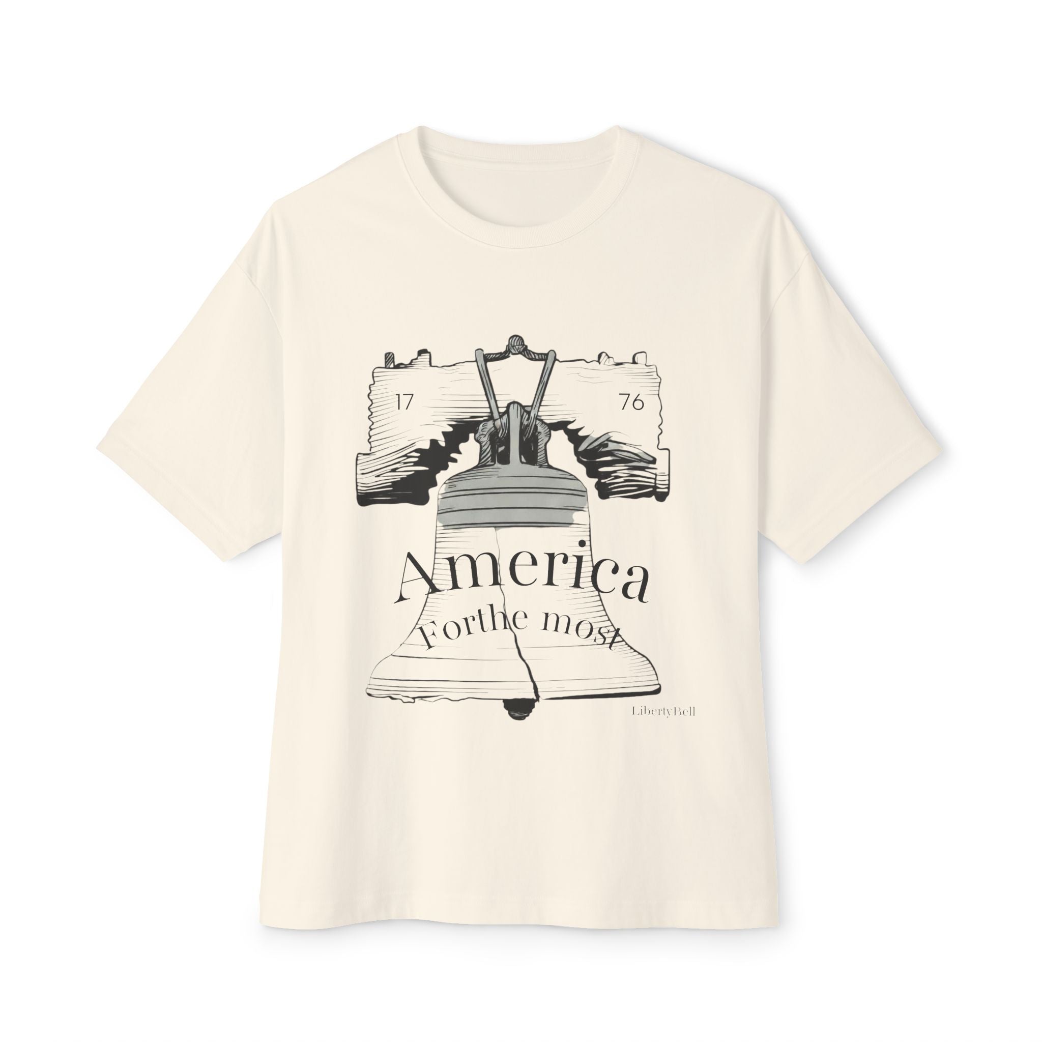 Olde English "America Forthe most" America First Unisex Oversized Boxy Tee